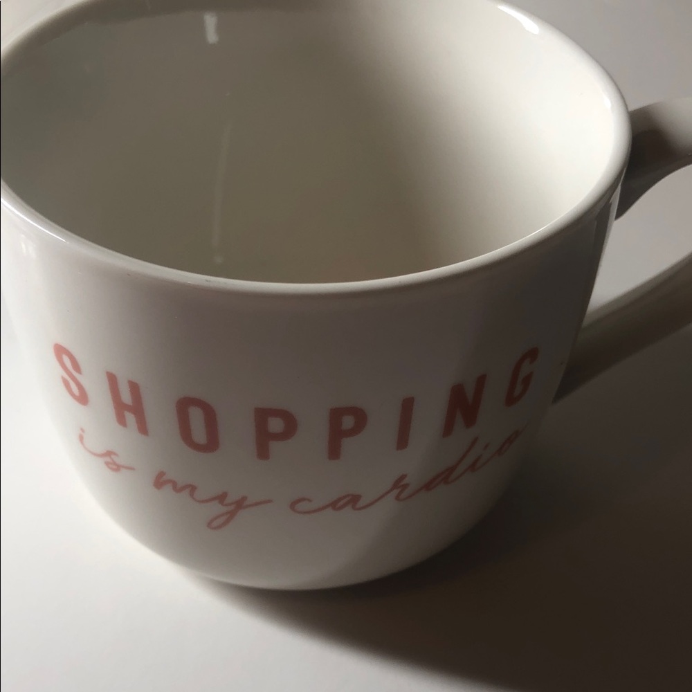 Opalhouse White Mug with Pink Text